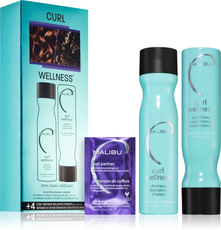 Malibu C Curl Wellness set pentru păr creț