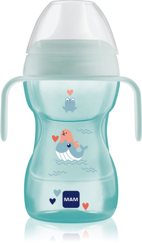 MAM Fun to Drink Cup cană pentru antrenament Green 270 ml