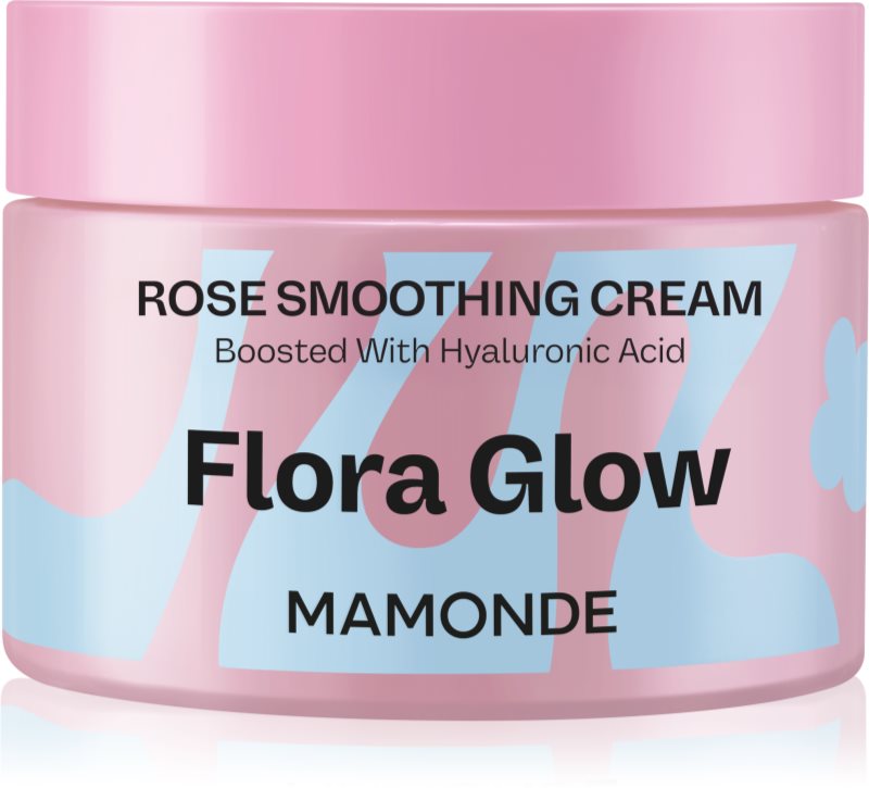 MAMONDE Flora Glow Rose Smoothing Cream crema intensiv hidratanta cu efect de hidratare 50 ml