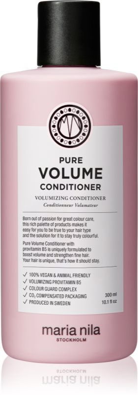 Maria Nila Pure Volume balsam pentru păr fin cu efect de volum cu efect de hidratare