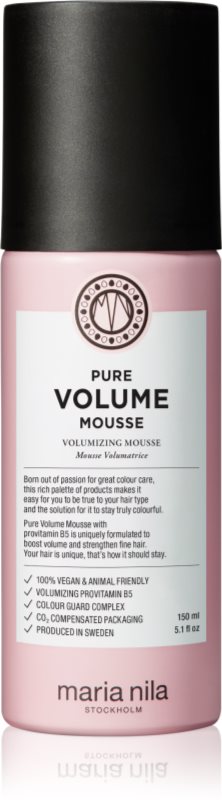 Maria Nila Pure Volume Mousse spumă pentru volum 150 ml