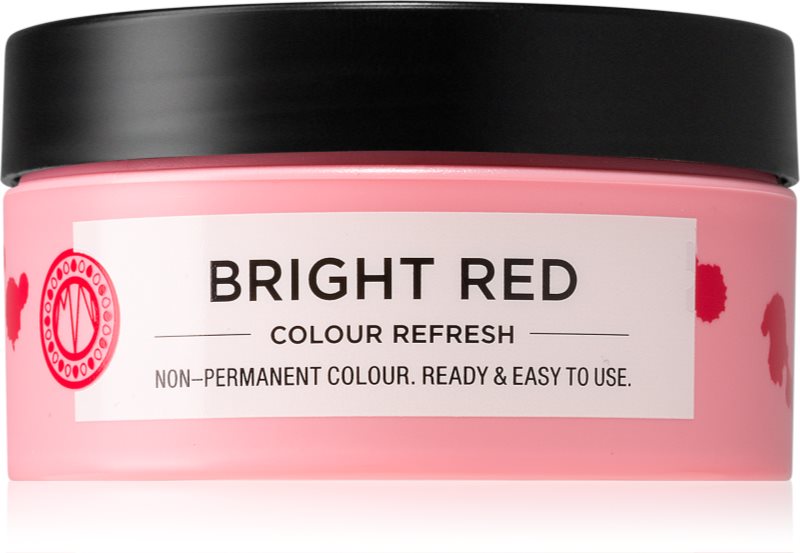 Maria Nila Colour Refresh Bright Red mască fină de hrănire fără pigmenți permanenți de culoare rezistă la 4 - 10 spălări 0.66 100 ml