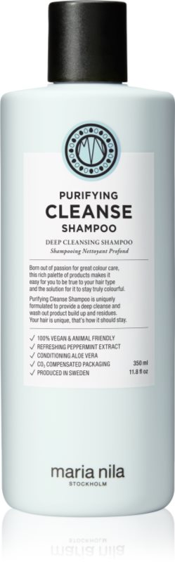 Maria Nila Purifying Cleanse curatarea profunda a scalpului pentru toate tipurile de păr 350 ml