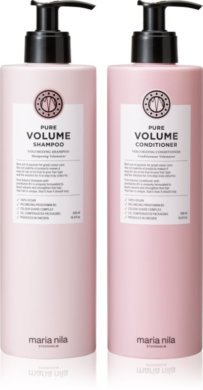 Maria Nila Pure Volume Bundle ingrijire par pentru păr cu volum