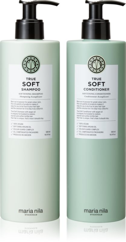 Maria Nila True Soft Bundle Îngrijire hidratantă pentru par uscat