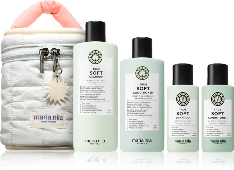 Maria Nila True Soft Beauty Bag set cadou pentru par uscat