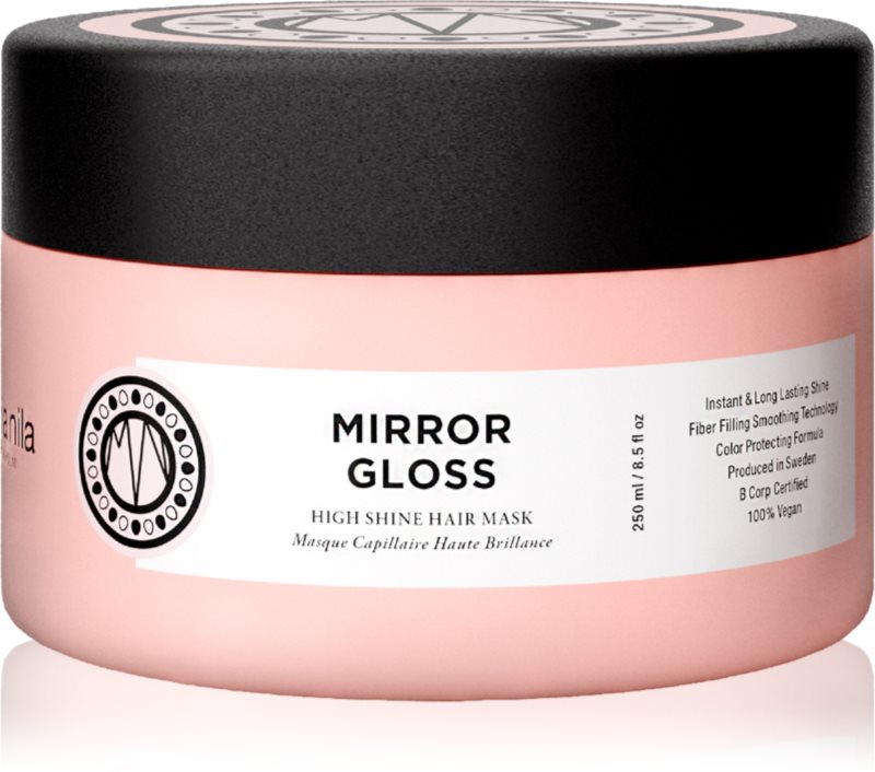 Maria Nila Mirror Gloss Mask mască hrănitoare profundă pentru un par stralucitor si catifelat 250 ml