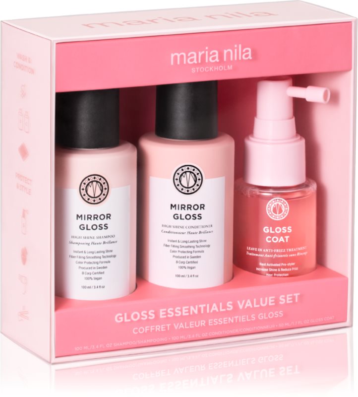 Maria Nila Mirror Gloss Essentials Value Set set 3 buc