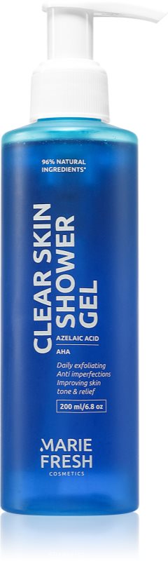 Marie Fresh Cosmetics Clear Skin Shower Gel gel de curățare 200 ml