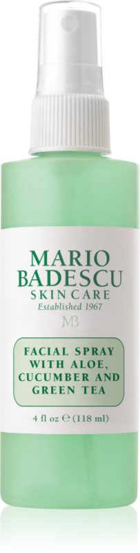 Mario Badescu Facial Spray with Aloe, Cucumber and Green Tea apă de față revigorantă pentru ten obosit