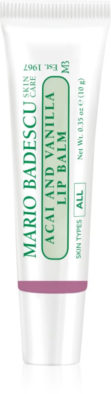 Mario Badescu Acai and Vanilla Lip Balm Balsam de buze hidratant 10 g