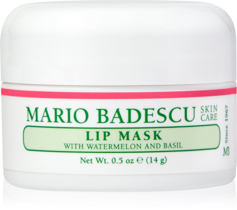 Mario Badescu Lip Mask with Watermelon and Basil mască hidratantă pentru buze 14 g