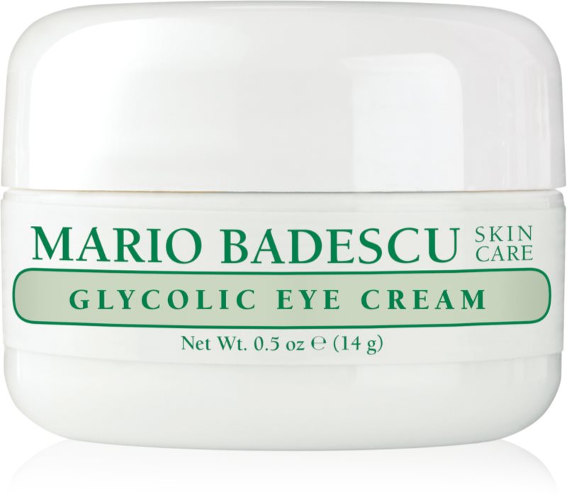 Mario Badescu Glycolic Eye Cream cremă hidratantă anti-rid cu acid glicoliccremă hidratantă anti-rid cu acid glicolic zona ochilor 14 g