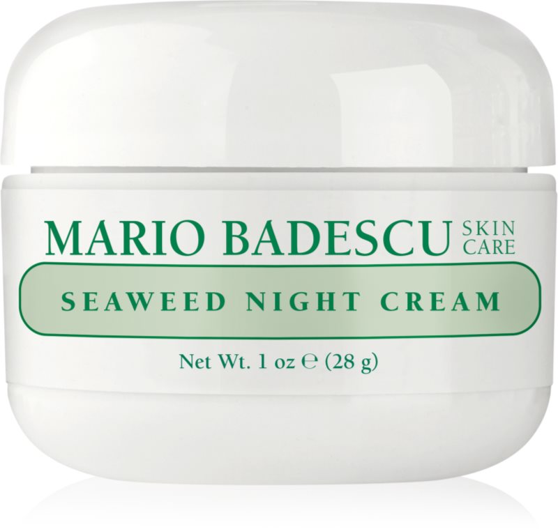 Mario Badescu Seaweed Night Cream crema de noapte hidratanta cu minerale 28 g