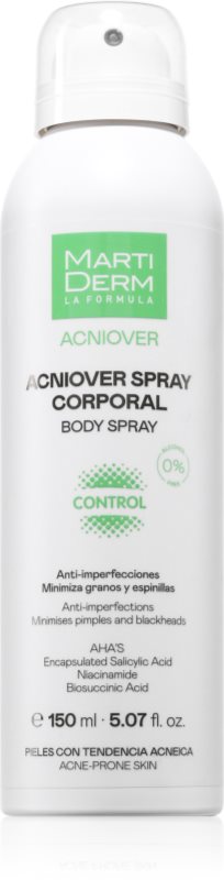 MartiDerm Acniover Body Spray spray pentru corp impotriva acneei 150 ml