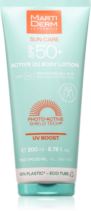 MartiDerm Sun Care Active D Body Lotion cremă pentru plaja pentru corp SPF 50 200 ml