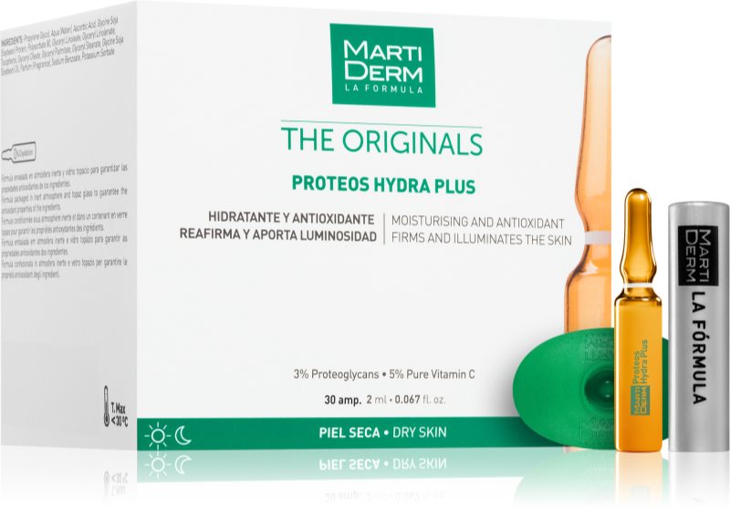 MartiDerm The Originals Protoes Hydra Plus ser cu hidratare intensiva 30x2 ml