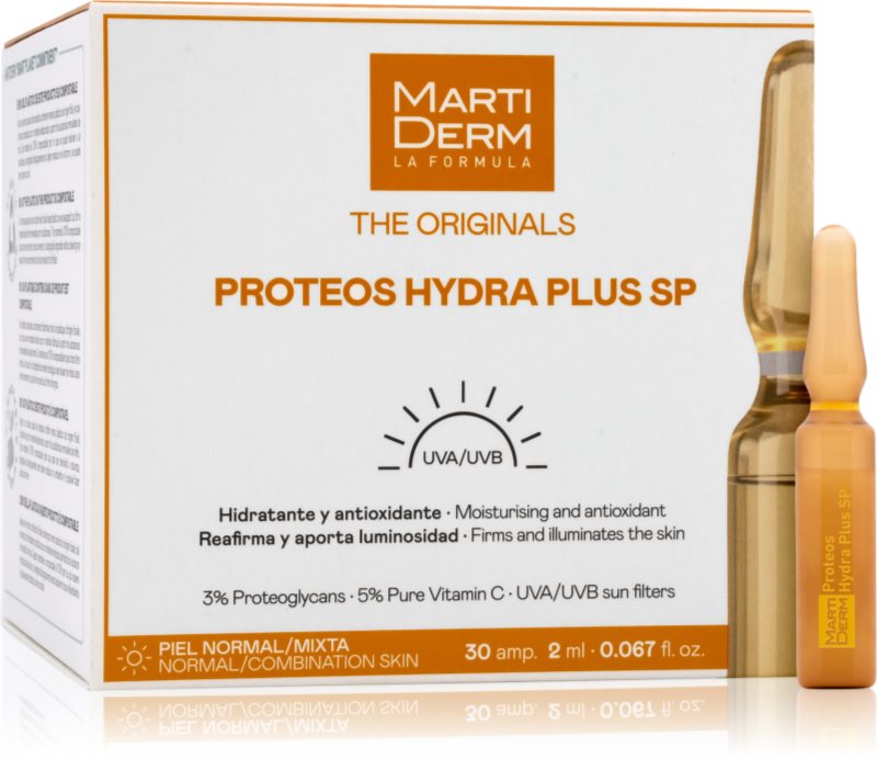 MartiDerm The Originals Proteos Hydra Plus SP Ampoules ingrijire anti-rid in fiole