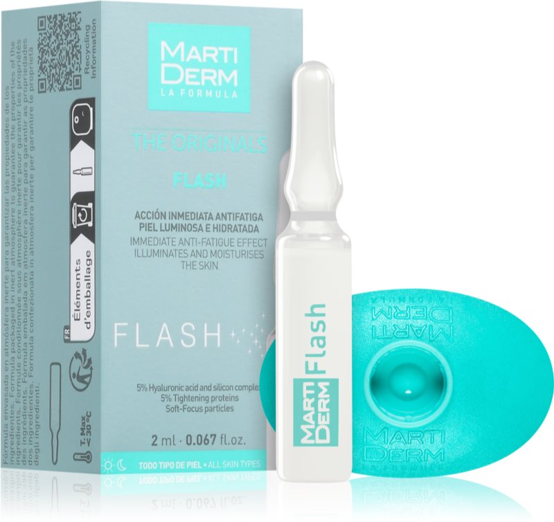 MartiDerm The Originals Flash produs concentrat pentru ingrijire antirid 2 ml