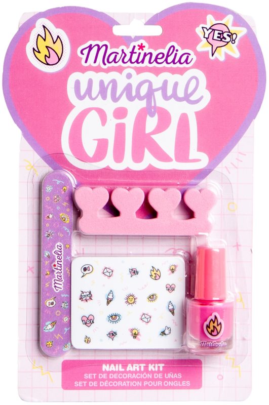 Martinelia Super Girl Nail Art Kit Set de manichiură pentru copii