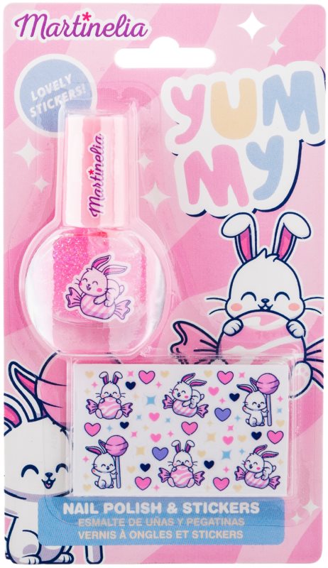 Martinelia Yummy Polish & Stickers set pentru copii 1 buc
