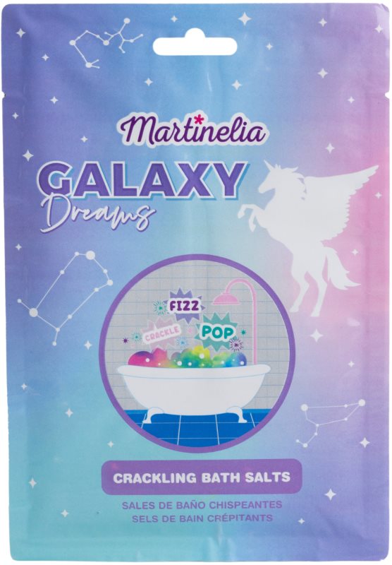 Martinelia Galaxy Dreams Crackling Bath Salts saruri de baie pentru copii 30 g