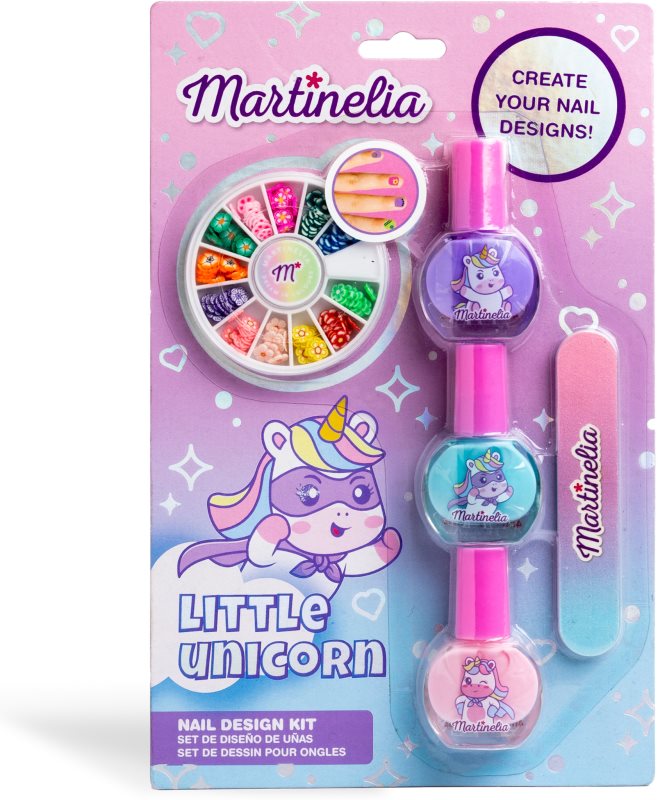 Martinelia Little Unicorn Nail Design set pentru unghii pentru copii