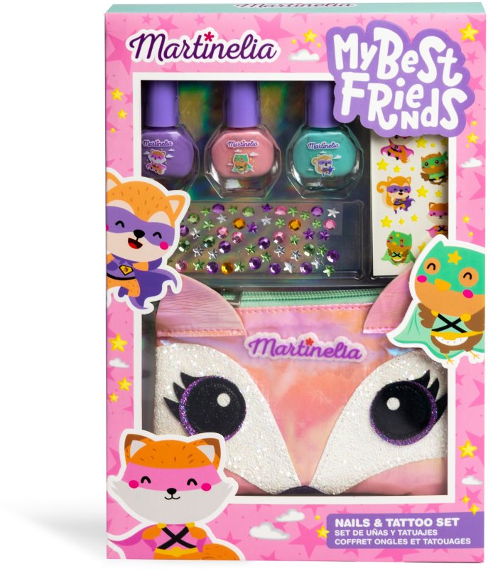 Martinelia My Best Friends Nails & Tattoo set pentru copii