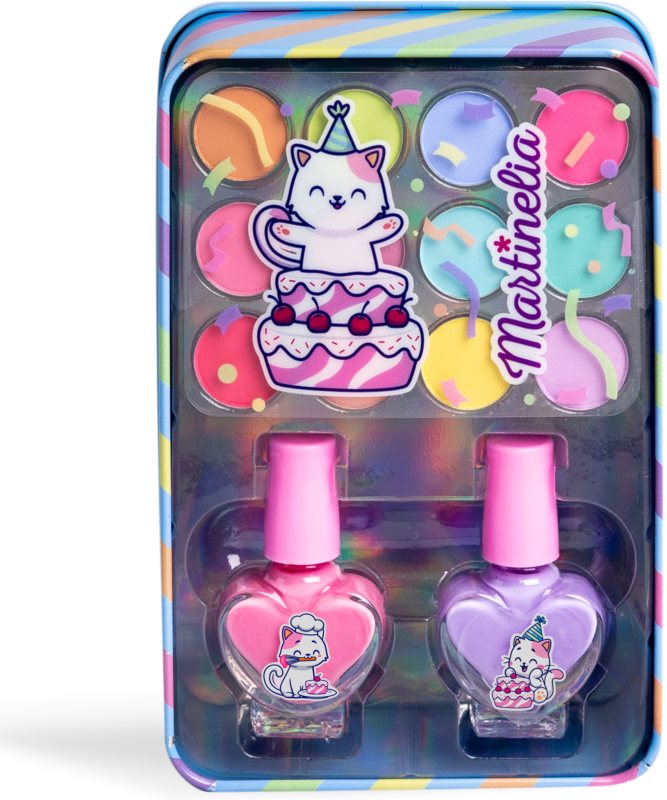 Martinelia Yummy Eyes & Nails Tin Box set pentru copii 3+