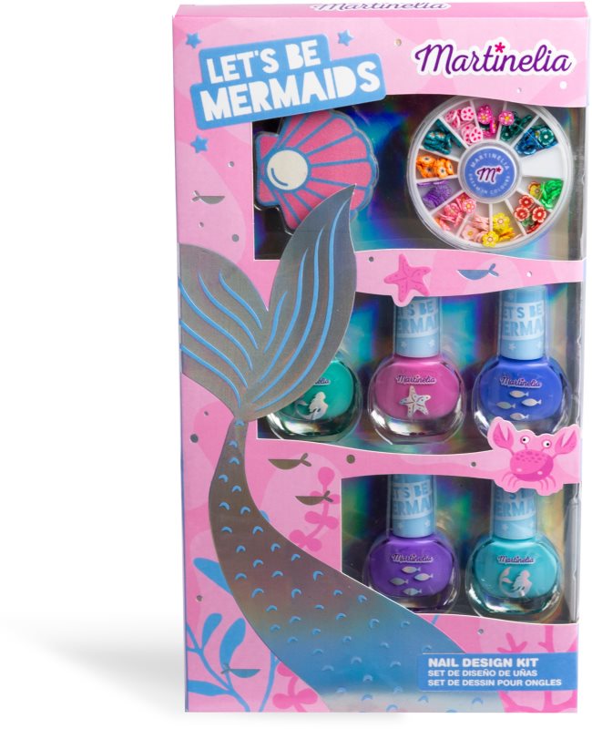 Martinelia Let´s be Mermaid Nails Design Kit set pentru unghii pentru copii 3+