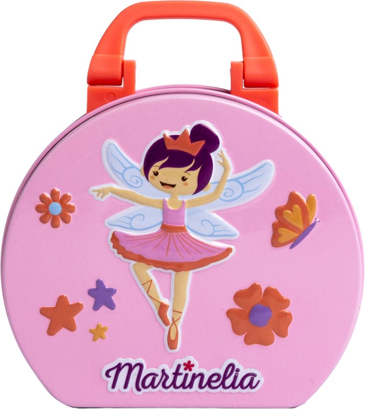 Martinelia Magic Ballet Beauty SET Tin servietă pentru cosmetice pentru copii 3+