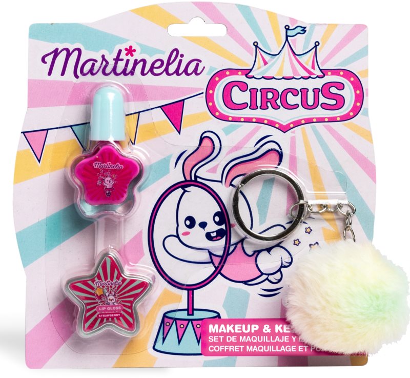Martinelia Circus Makeup & Keychain set pentru copii 3+