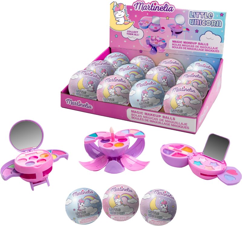 Martinelia Little Unicorn Magic Makeup Ball make up in marmura
