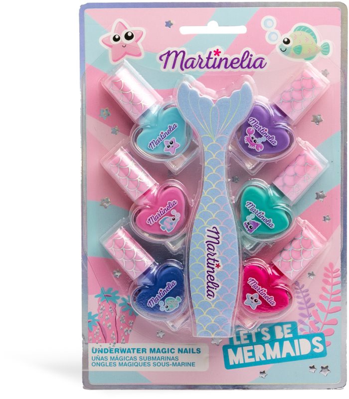 Martinelia Let´s be Mermaid Nail Set set pentru unghii pentru copii