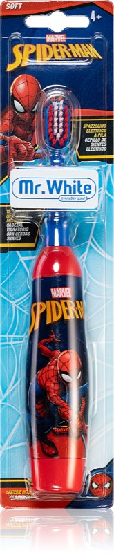 Marvel Spiderman Battery Toothbrush baterie perie de dinti pentru copii fin 4y+ 1 buc