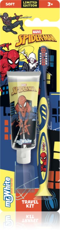 Marvel Spiderman Travel Kit set pentru îngrijirea dentară pentru copii