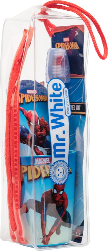 Marvel Spiderman Travel Dental set pentru îngrijirea dentară pentru copii 3+