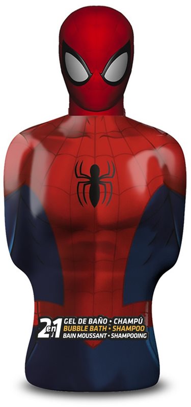 Marvel Spiderman Bubble Bath and Shampoo sampon si spuma de baie 2 in 1 pentru copii 350 ml