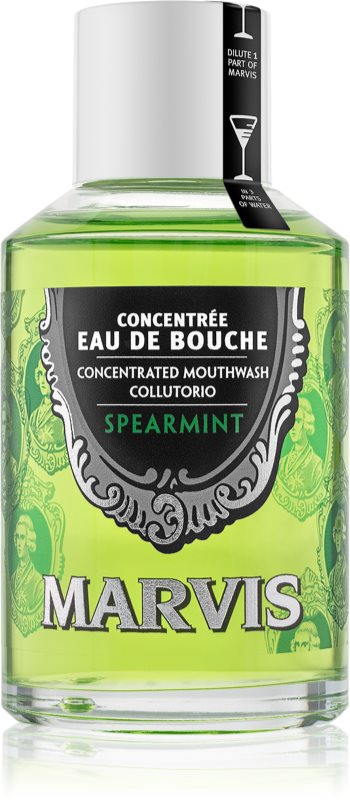 Marvis Concentrated Mouthwash apa de gura concentrata pentru o respirație proaspătă Spearmint 120 ml