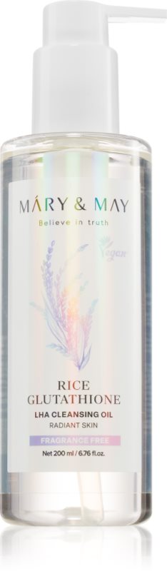 Mary&May Rice Glutathione LHA Cleansing Oil ulei de curățare blând cu efect de exfoliere 200 ml