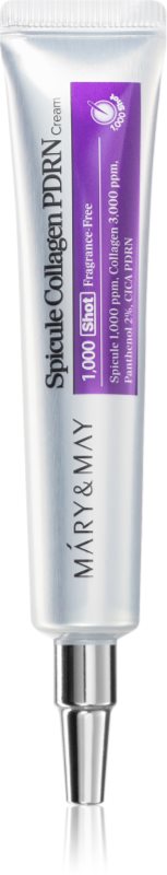 Mary&May Spicule Collagen PDRN Cream cremă calmantă și nutritivă reface bariera protectoare a pielii 15 g