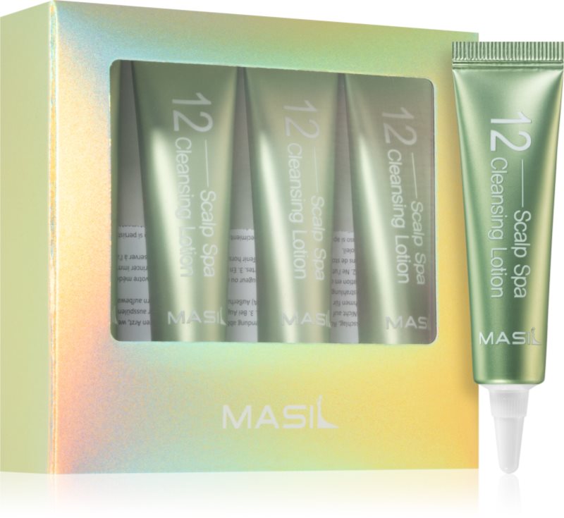 MASIL 12 Scalp Spa balsam de curatare pentru un scalp sanatos 4x15 ml