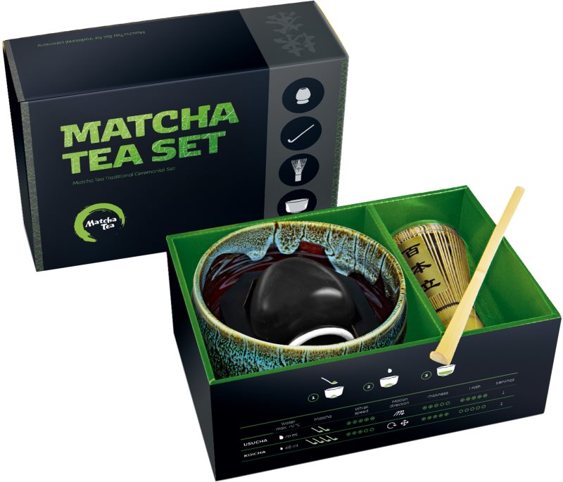 Matcha Tea Matcha Set Profi Kaoru set cadou pentru pregătirea băuturilor