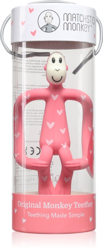 Matchstick Monkey Teething Toy and Gel Applicator jucărie pentru dentiție perie 2 in 1