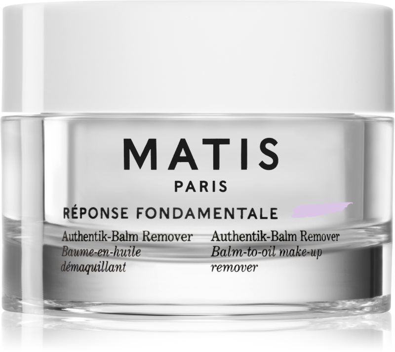 MATIS Paris Réponse Fondamentale Authentik-Balm Remover crema de fata perfecta pentru curatare 50 ml