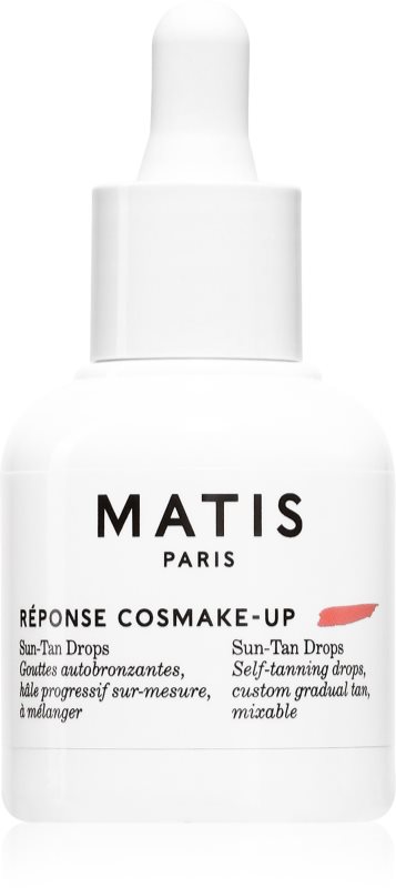 MATIS Paris Réponse Cosmake-Up Sun-Tan Drops autobronzant concentrate pentru ten 30 ml