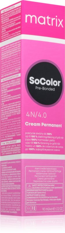 Matrix SoColor Pre-Bonded Culoare permanenta pentru par pentru acoperirea firelor albe