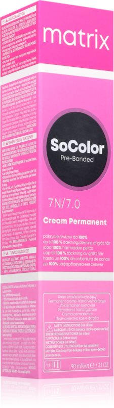 Matrix SoColor Pre-Bonded Culoare permanenta pentru par pentru acoperirea firelor albe