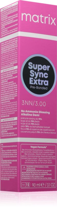 Matrix Super Sync Extra Pre-Bonded vopsea de păr semipermanentă culoare 90 ml