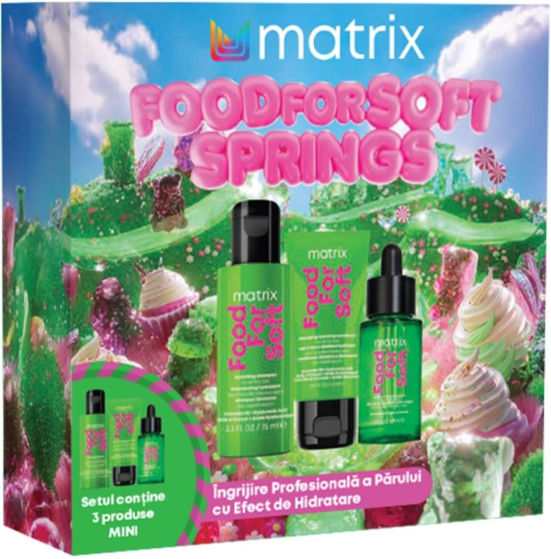 Matrix Food For Soft set cadou pentru hidratare si stralucire